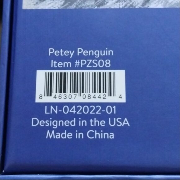 Petey Penguin #PZS08 1000 Piece Jigsaw Puzzle 100% Complete OCS Designs 2022 - Picture 10 of 10